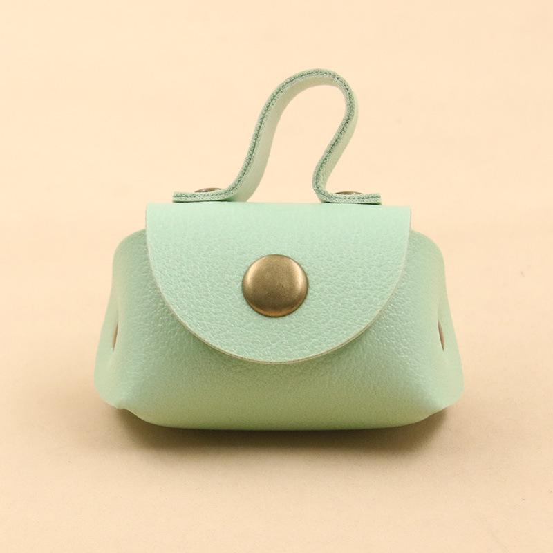 Retro Style PU Leather Necklace Coin Purse - 16 Color Choices, Trendy Accessory