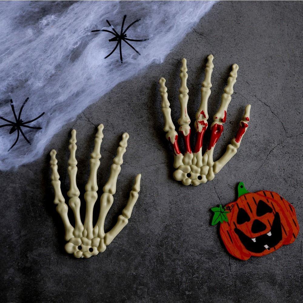 Scary Fake Skeleton Hands Realistic Spirit Claw Halloween Skeleton Hands  Halloween Themed Party