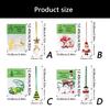 Plastic Button Craft Hanging Ornament Set For Kid Adult Art Craft Handmade Festival Gift Christmas Tree Decoration