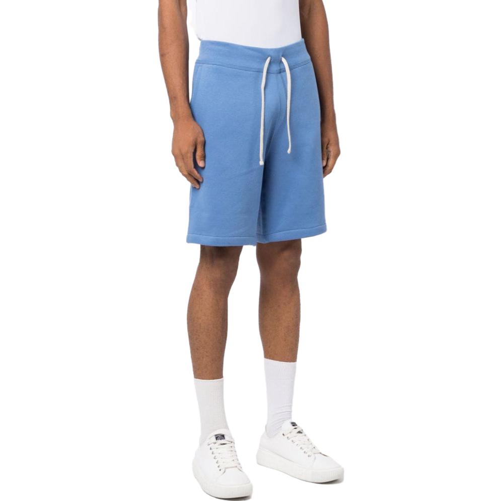 Polo Ralph Lauren SS23 Solid High-Waisted Drawstring Casual Shorts Men Shorts Blue 710790292-033