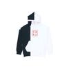 Li-Ning Paris Fashion Week Yin Yang Patchwork Pullover Hoodie Men Tops Black White AWDNB95-2