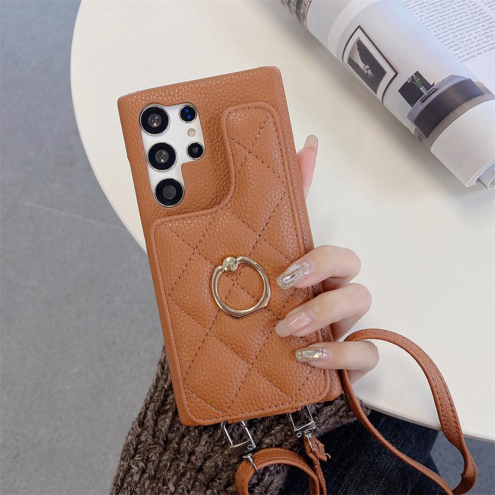 

Чехол-кроссбоди для телефона для Samsung Galaxy S23 FE S24 Ultra S22 S21 Plus M54 A55 A15 A25 A35 A14 A24 A34 Кошелек Держатель для карт Кольцо Galaxy S24 Ultra