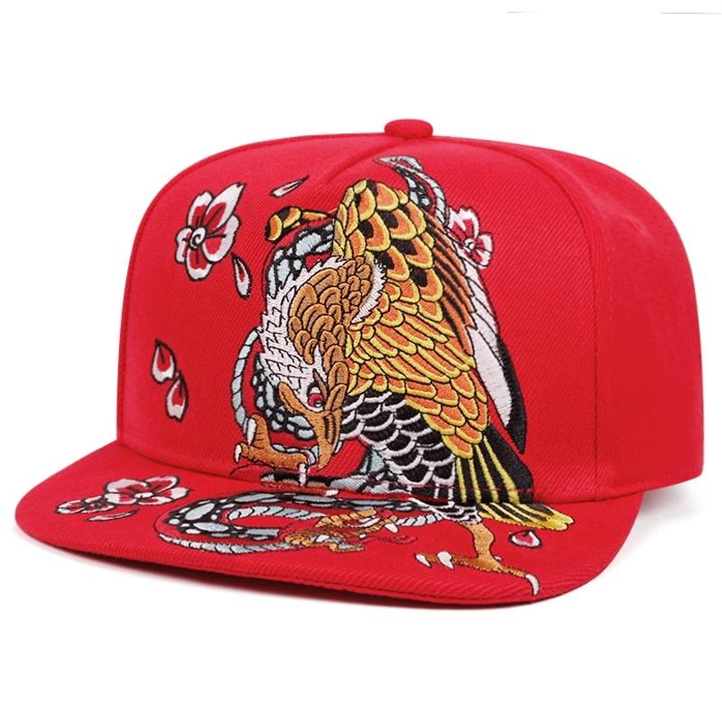 Chinese-style Trendsetting Youth Printing Snapback Baseball Caps Spring and Autumn Outdoor Adjustable Casual Hats Sunscreen Hat