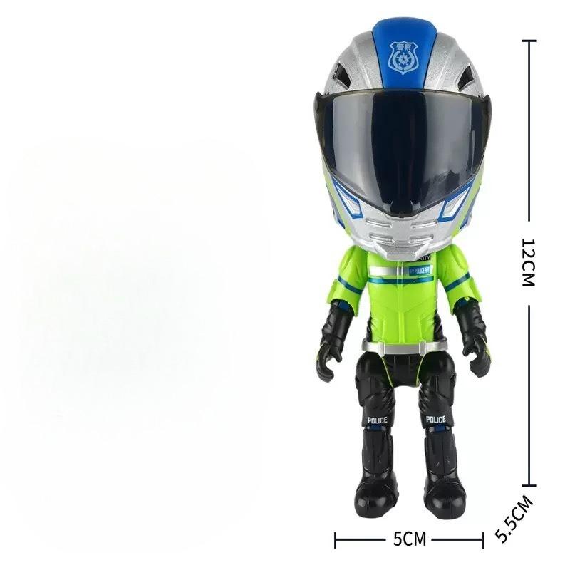 Legierung Q-Version Dukadi Motorradmodell Helm Puppe Spielzeug Sammler Geschenke