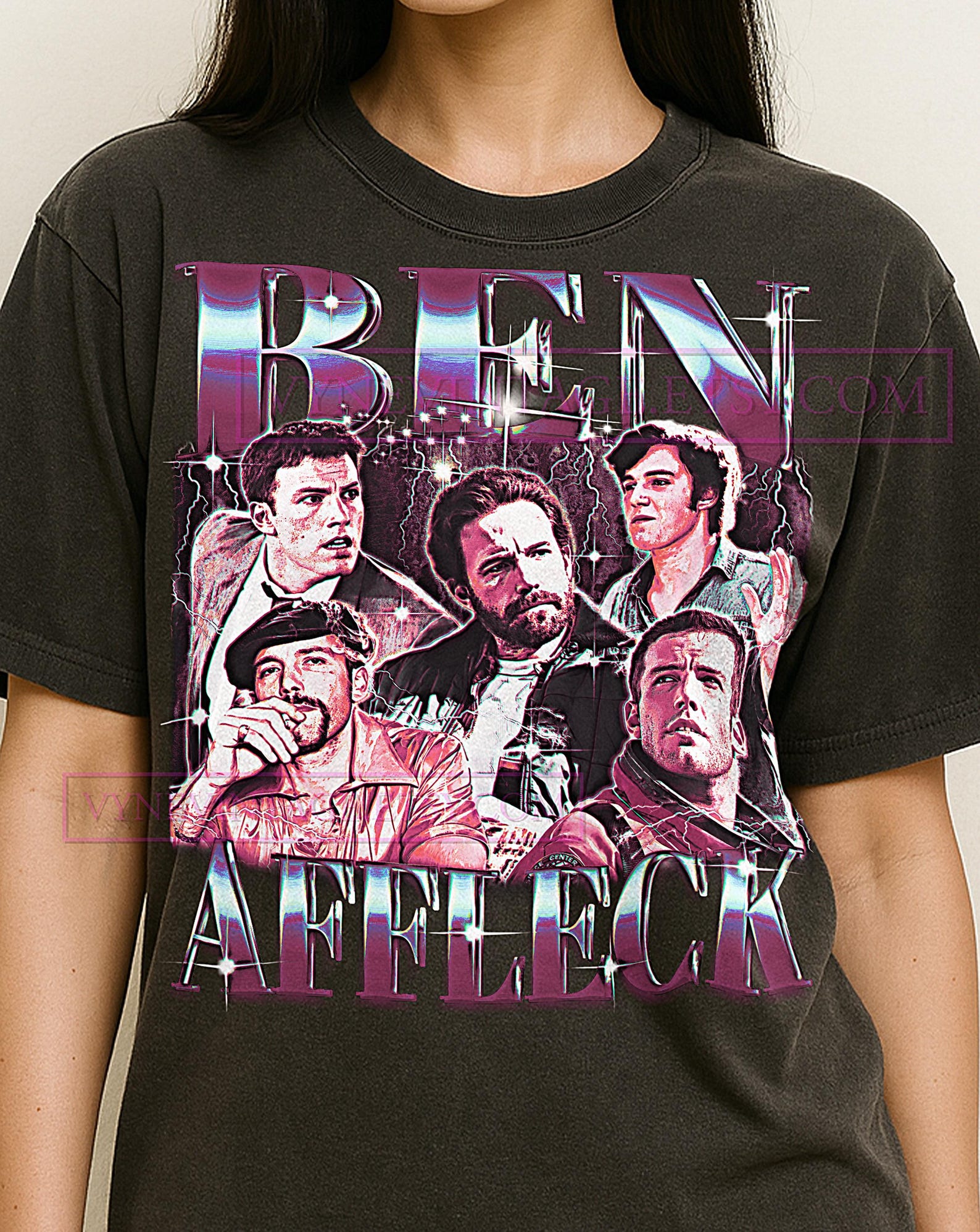 Ben Affleck Shirt, 90s Vintage Retro Bootleg Ben Affleck T-Shirt, Director and Actor Graphic Tee, Hollywood Legend Fan Gear M