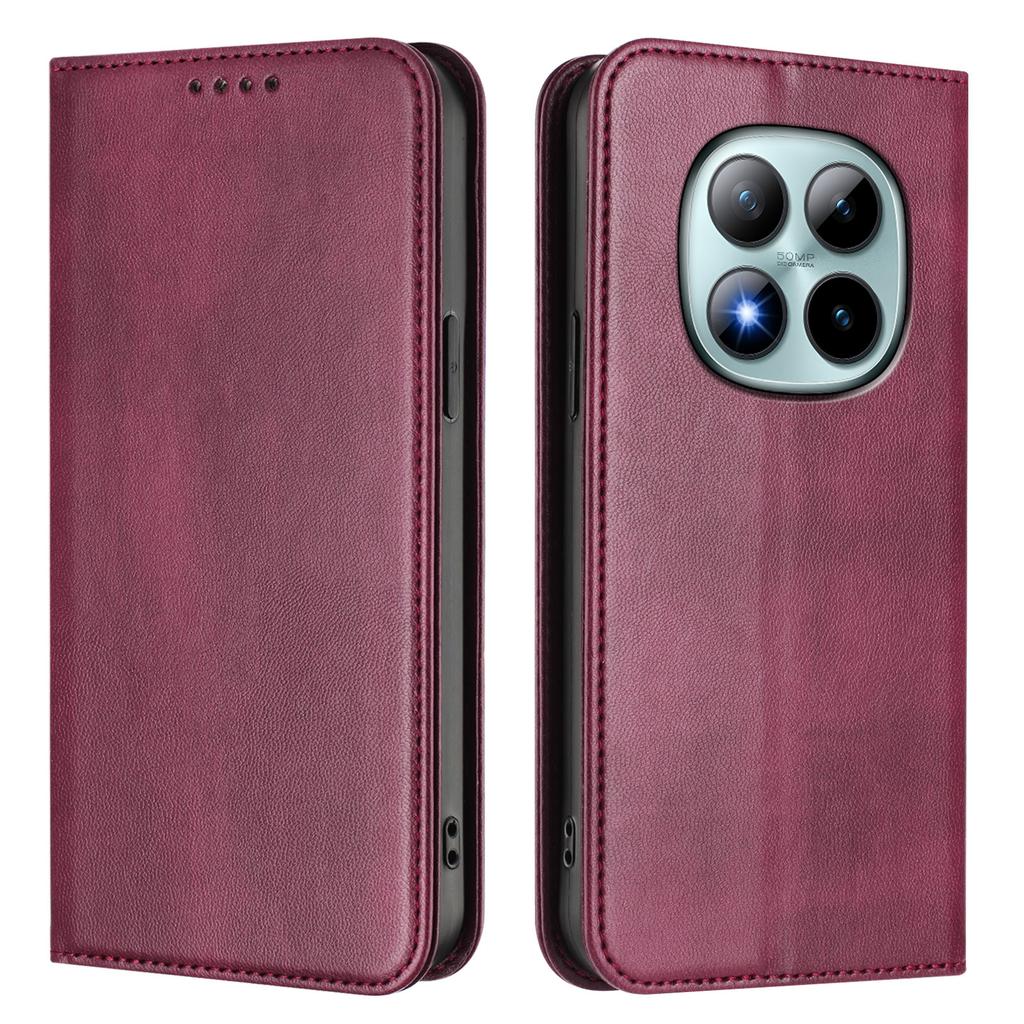 Für Xiaomi Redmi Note 15 Pro+ 5G Brieftaschenkoffer Retro-Textur RFID-Blockierung Leder-Handyhülle