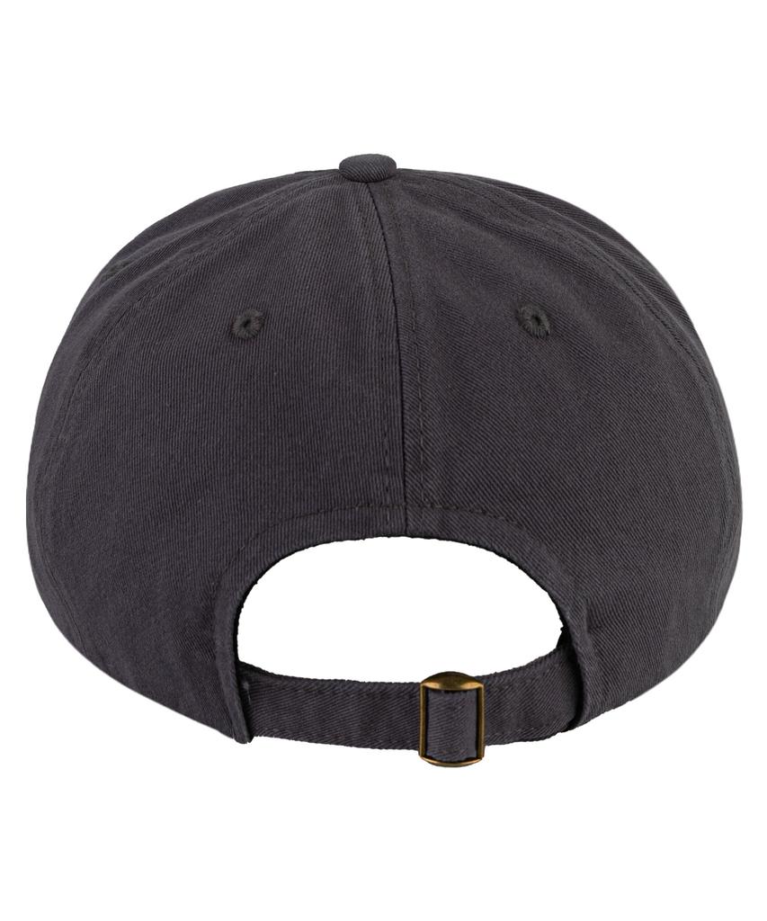 Chaebteo Standard 5-Panel Two-Tone Washing Ball Cap-Charcoal