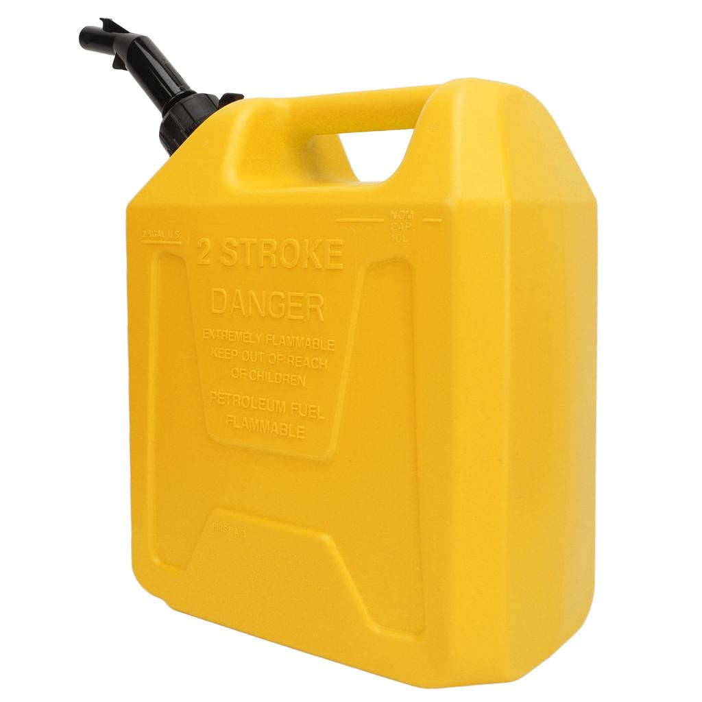 10L Fuel Oil Storage Tank Static Free Shockproof Auto Shutdown Safe Portable Gasoline Tank for RV Camper SUV Speedboat