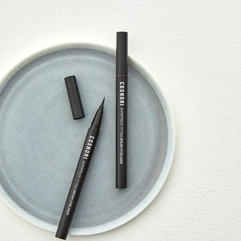 

[Cosnori] Superproof Fitting Brush Eyeliner 2 types (Choose 1) Black Brown