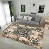 Retro Persian Style Carpet for Living Room Home Decoration Luxury Lounge Rug Soft Bedroom Carpet Non-slip Bedside Mats Washable
