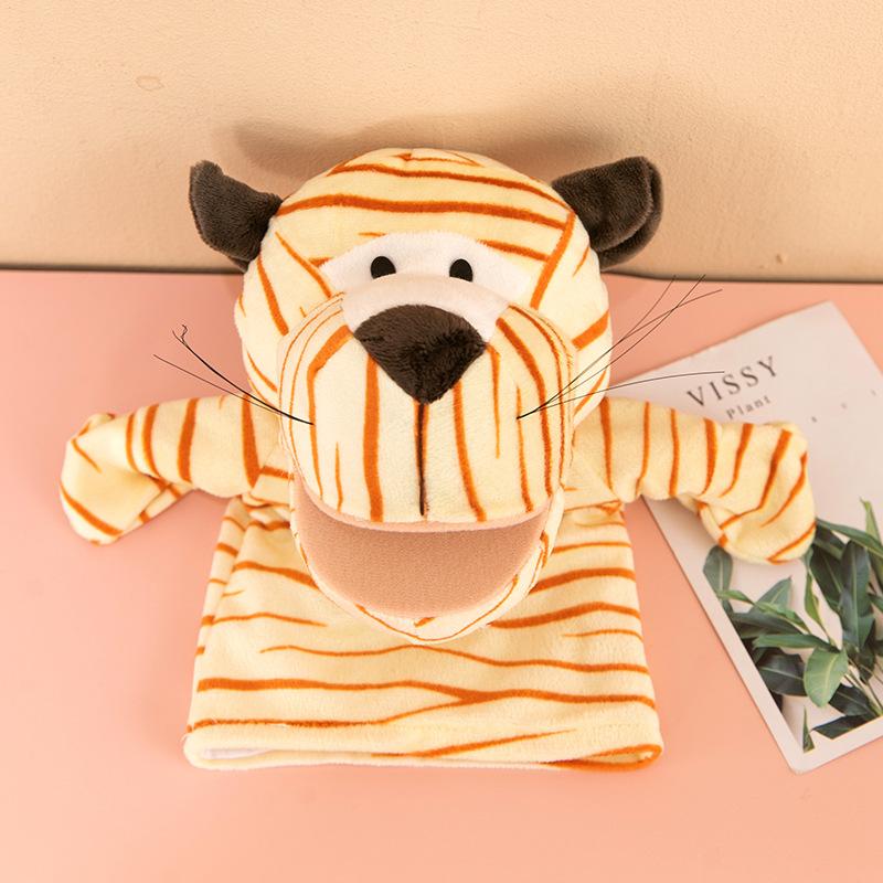 Hand puppet toy animal gloves mouth action plush doll