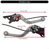 28GC Clutch Levers Handle for CG125 Motorcycle Accessories Brake Levers with Light
