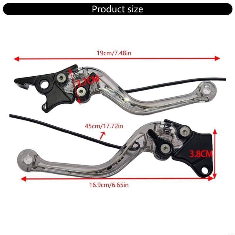 28GC Clutch Levers Handle for CG125 Motorcycle Accessories Brake Levers with Light