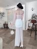 Women's Sexy Long Dress for Nightclub or Formal Wear - New Style Sauna Technician Work Clothes
