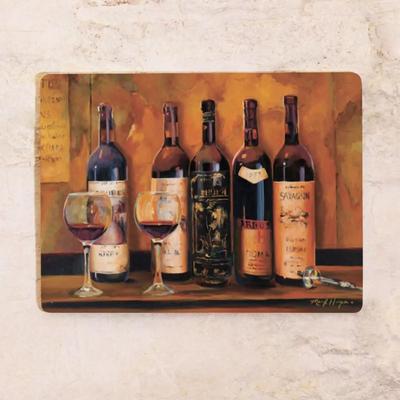 Wine Cellar Metal Sign 20x30cm, Original Bar Poster Decor