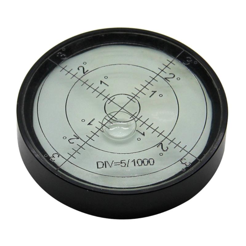 Aluminium for Case Bullseye Spirit Bubble Surface Level Rv Leveling Bubble Round Inclinometers Ø60mm Accuracy 15'/2