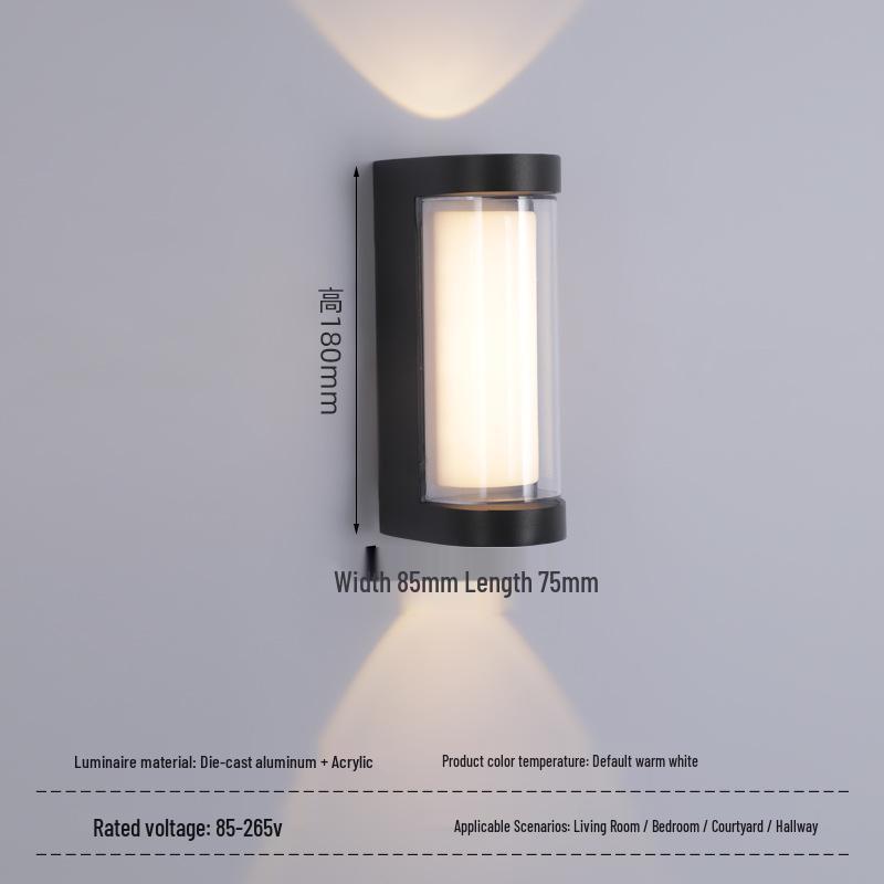 Modern LED Waterproof Outdoor Wall Lamp – Creative Design for Corridor
