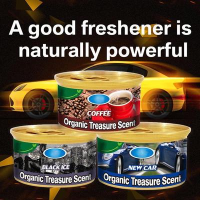 Car Air Fresheners Car Flavoring Perfume Canned Wood Blocks Coffee Flavor Long-Lasting Auto Aromatherapy Car Deodorant Supplies
