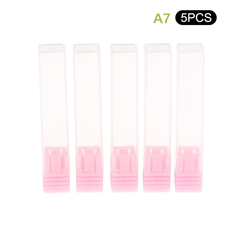 1/5Pcs Nail Art Drill Stand Storage Box - Drill Bit & Milling Cutter Accessories Organizer for Nail Art Tools