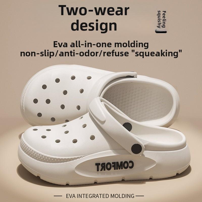 

Летние мужские сандалии Baotou Towing Hole для вождения, новые мужские нескользящие и устойчивые к запахам повседневные сандалии для отдыха на открытом воздухе 40-41