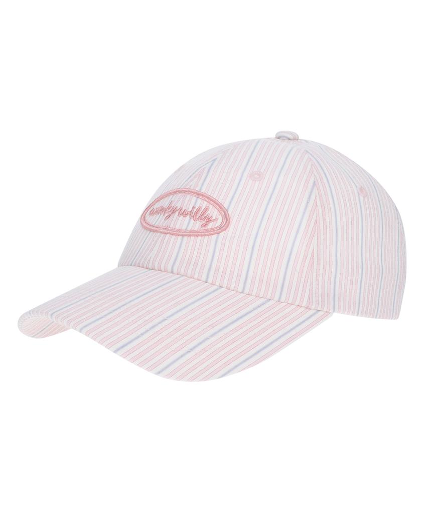 WACKY WILLY Women'S Striped Ball Cap Pink