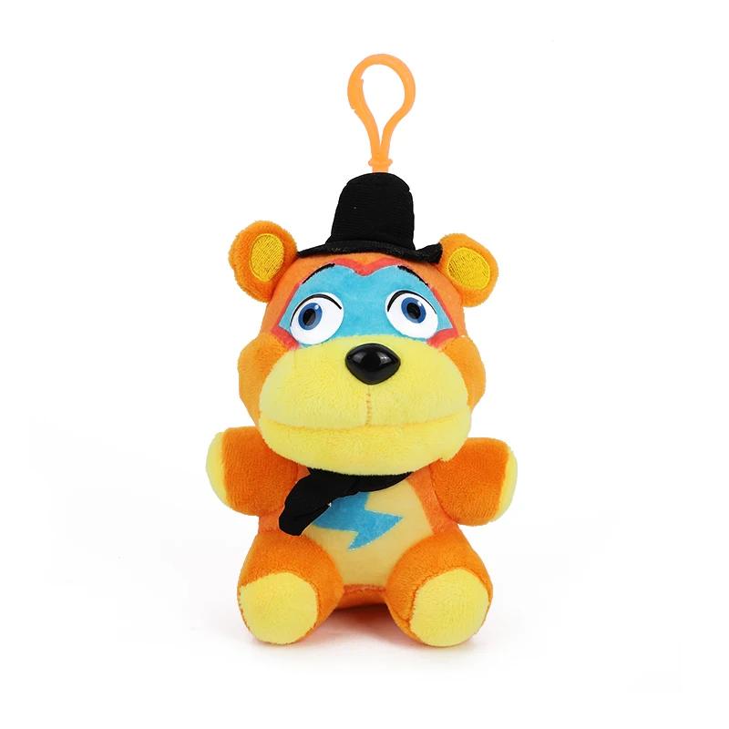 15cm Fnaf Plüsch Schlüsselanhänger Spielzeug Bären Spielzeug Goldener Bär Foxy Stoffpuppen Plüschtiere Weicher Plüsch Kindergeschenke Puppe Geburtstag