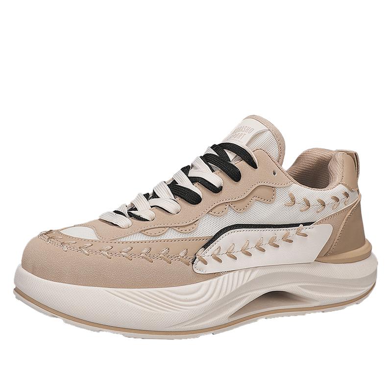 Men's fashionable height-increasing loafers, walking tennis shoes, running shoes, casual sports shoes, men