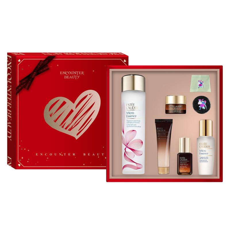 

ESTEE LAUDER Вода с лепестками сакуры Жидкий набор Наборы в подарочных коробках Успокаивающий Осветляющий Подтягивающий Нежный