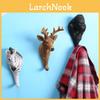 Modern Minimalist Resin Animal Wall Hooks For Home Decor With Elephant Zebra Designs