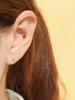 Minimalpiercing 14K Plain Five-Petal Piercing Earrings