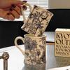 Tazza da Caffè in Ceramica Vintage Xiaoyueya