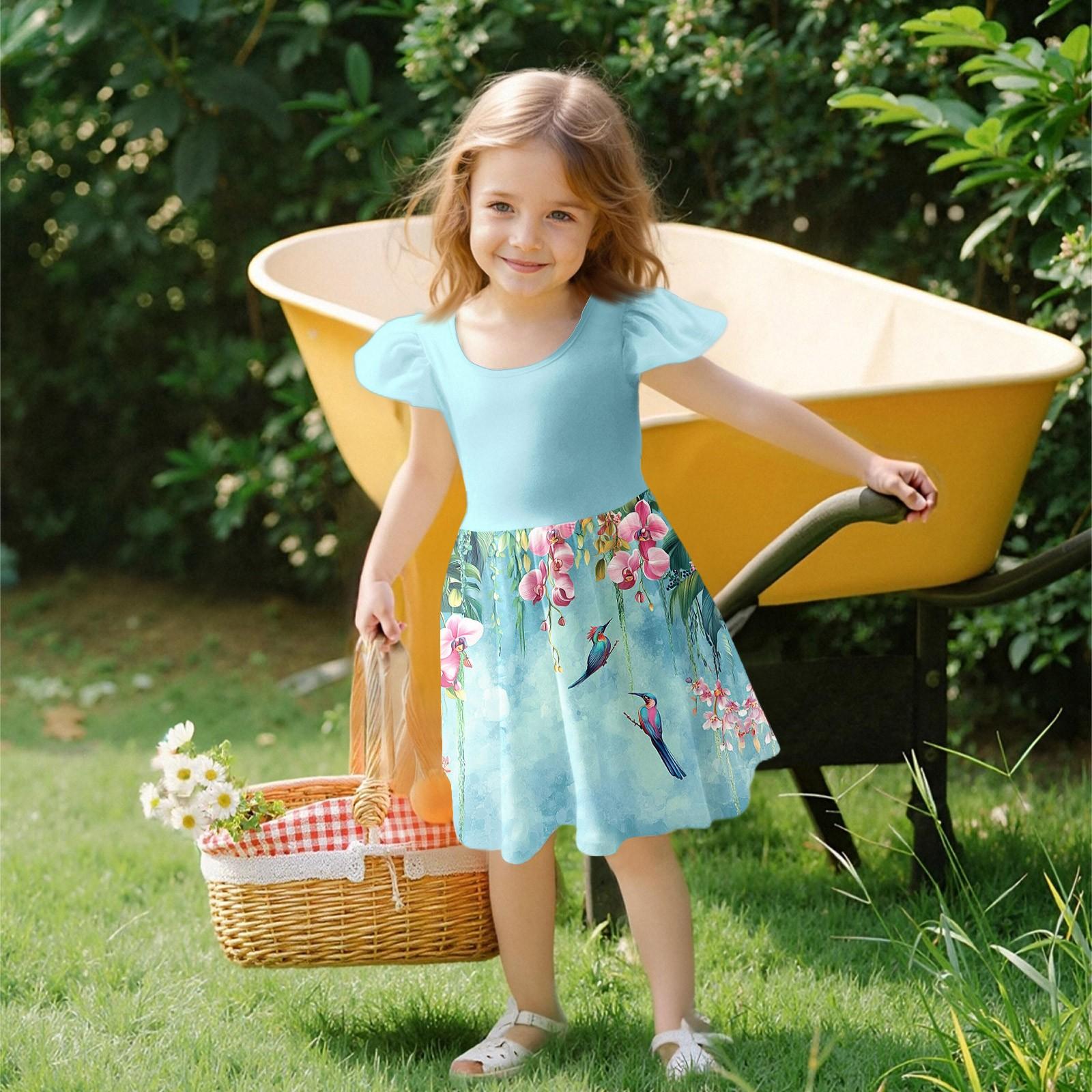 

Girls Toddler SleeveDress Dresses Casual Party School Dresses Clothes For Girls 160