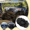 Small Winch Cover Electric Winch Cover 600d Automotive Care Accessory Heavy-Duty Breathable Oxford Cloth For Boat Trailer RV