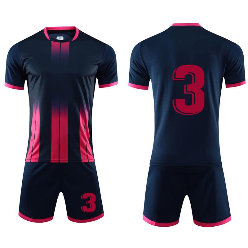 No. Soccer Jersey Set Uniforms Jersey Football Adult Tracksuit Football Shirt Shorts Suit