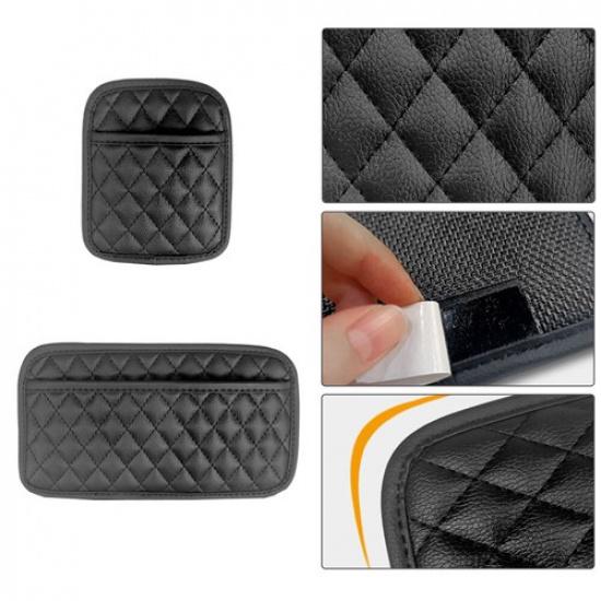 Universal Car Storage Pouch Bag Phone Holder Pocket Organizer Accessories Black