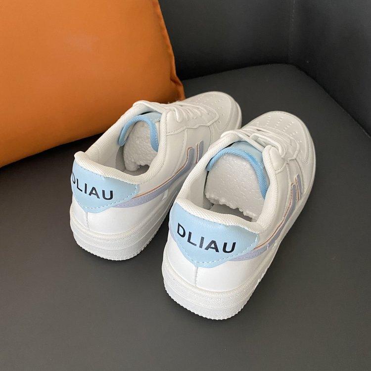 Little White Shoes Women's 2025 Spring New Korean Version of Student Running Board Shoes Women's Breathable Sports and Leisure Women's Shoes, Mixed Ba