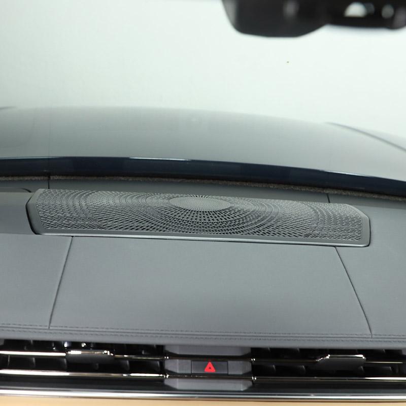 For Land Rover Range Rover Sport  Vogue L460 2023 2024 Black Stainless steel Car Dashboard Speaker Cover Trim  Accessories