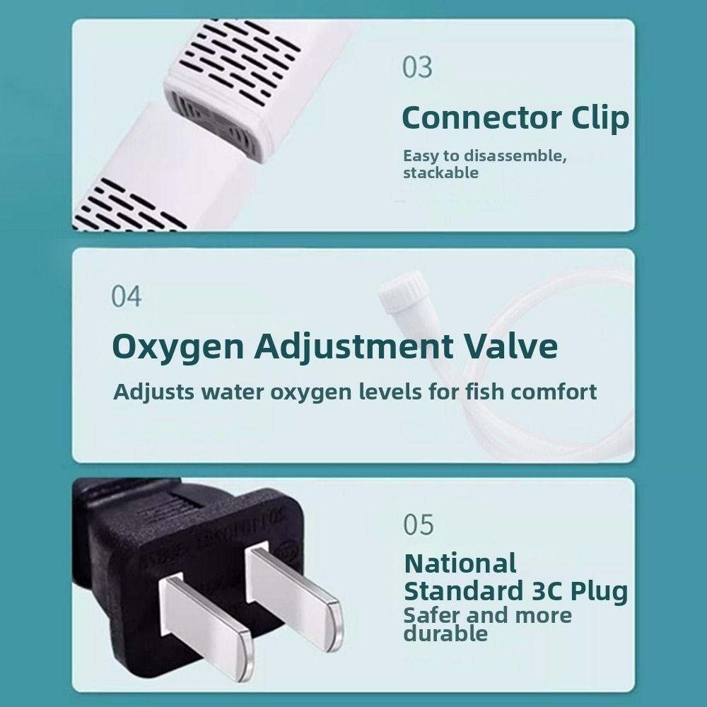 3 in 1 Aquarium Filter Pump Energy Efficient Silent Operation Submersible Filter Black Filter Cotton Plastic Water Filter Pump