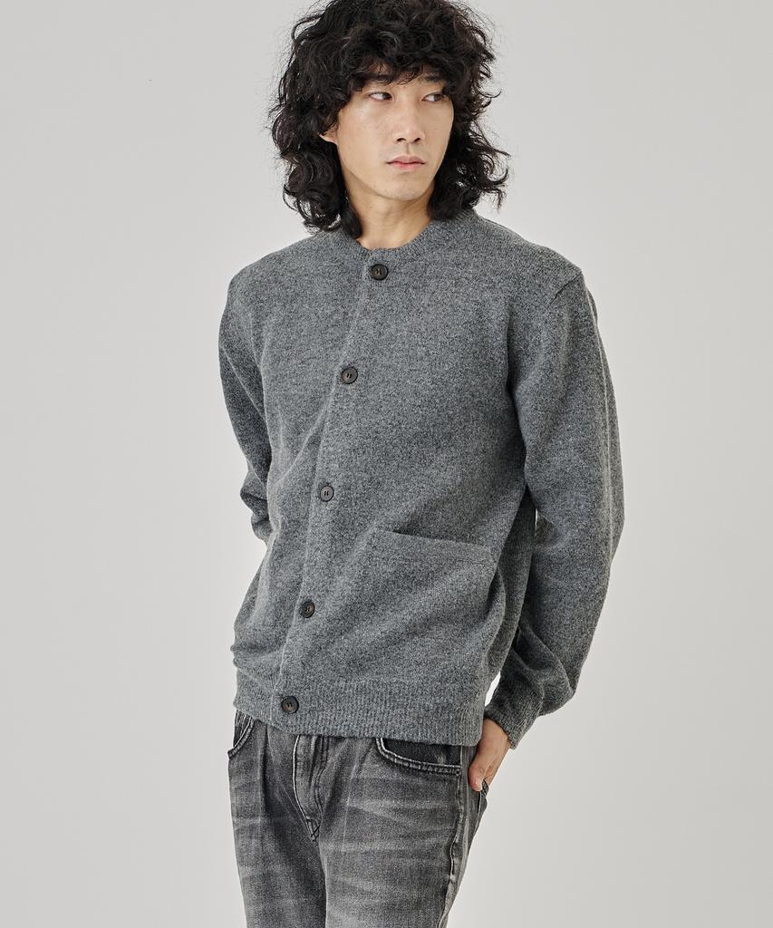 The-Abon Ter Button Cardigan Charcoal