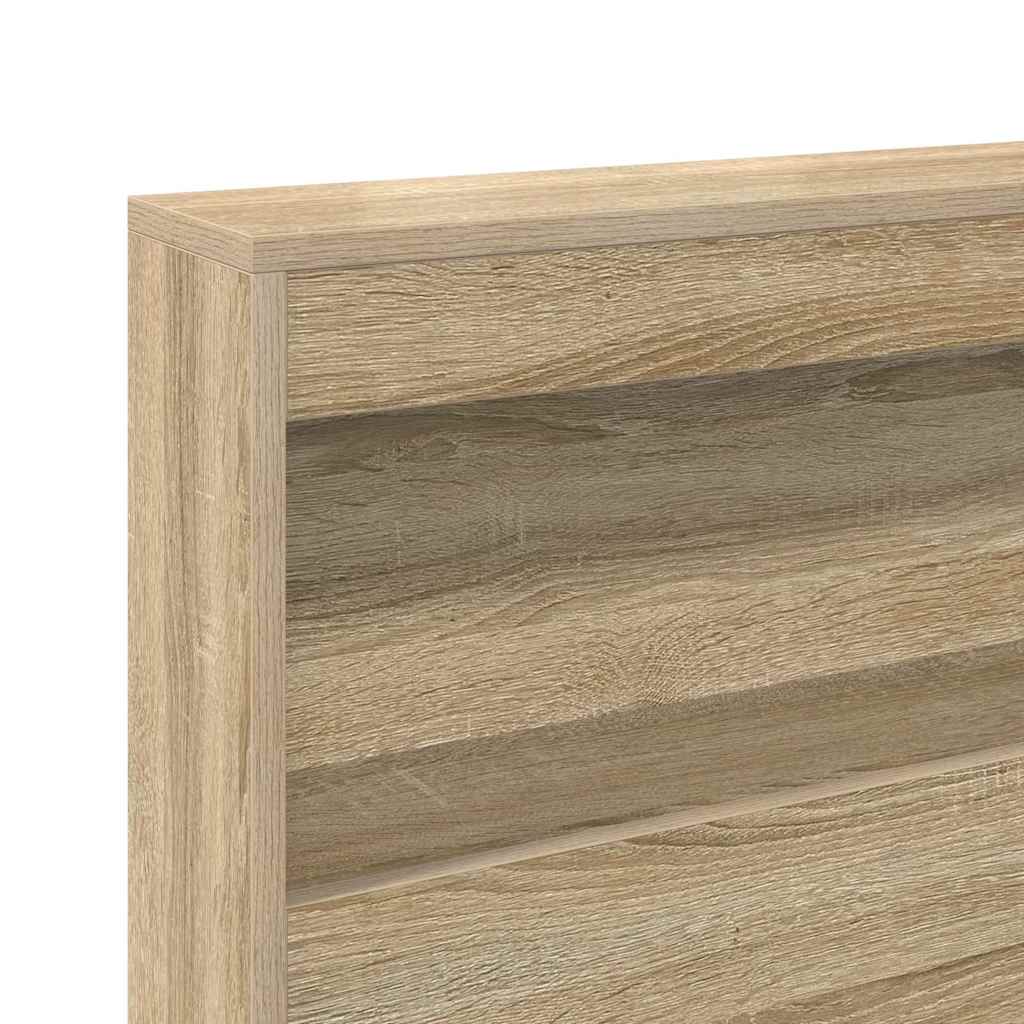 Storage Headboard Sonoma Oak 75 cm Particle Board