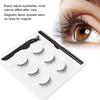 3 Pairs False Eyelashes Magnetic Eyeliner Pen Tweezers Set Eyelashes Makeup Set