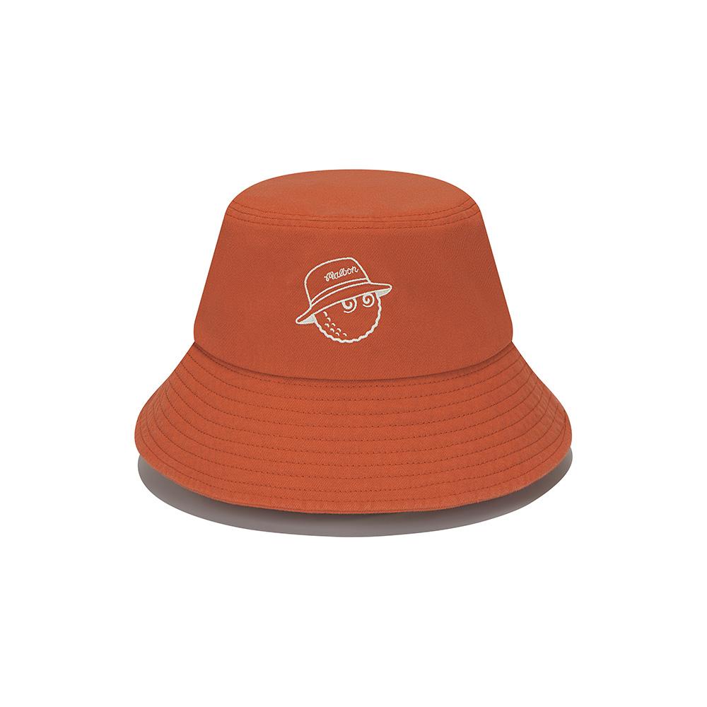MALBON GOLF Basic Lettering Bucket Hat Orange
