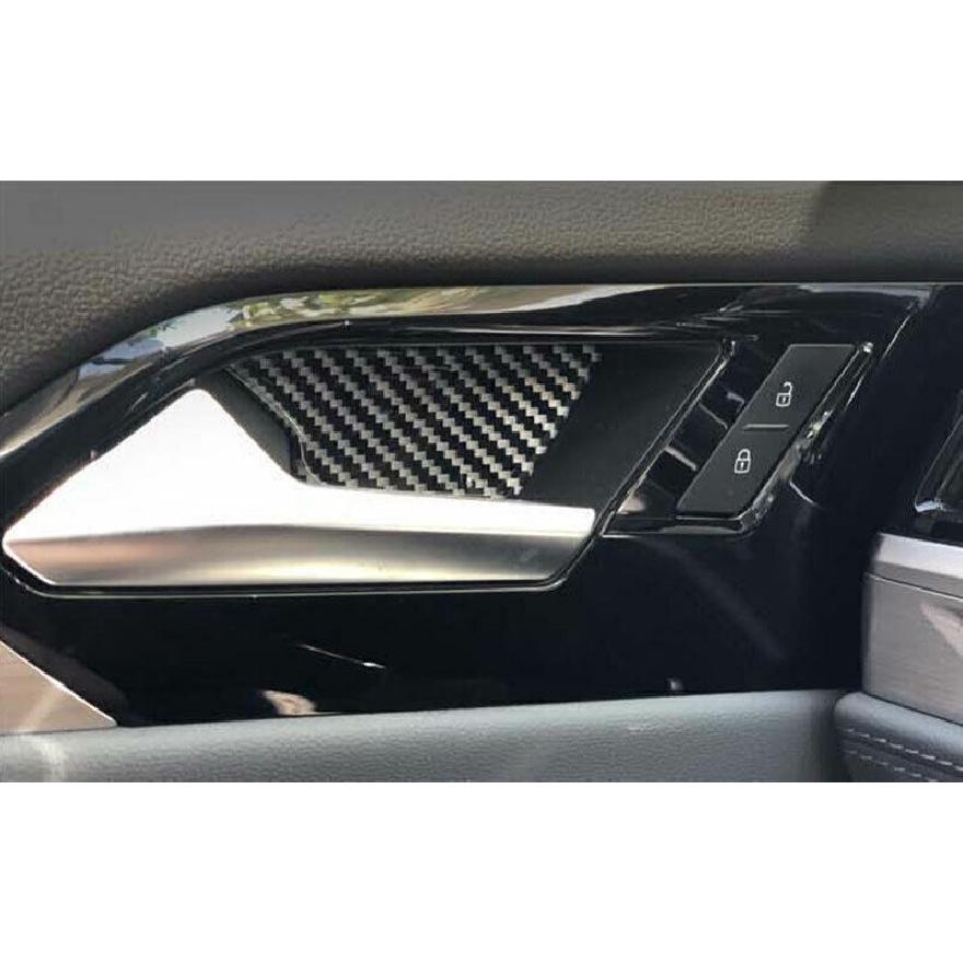 For VW Jetta Mk7 2019-2024 Real Carbon Fiber Inner Door Bowl Cup Sticker Trim