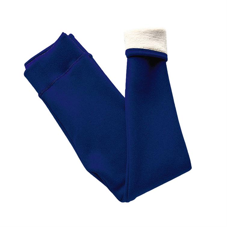 Damskie zimowe pluszowe elastyczne legginsy z wysokim stanem i grubymi legginsami