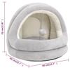 Cucce per Gatti 40x40x35 cm Grigio e Crema