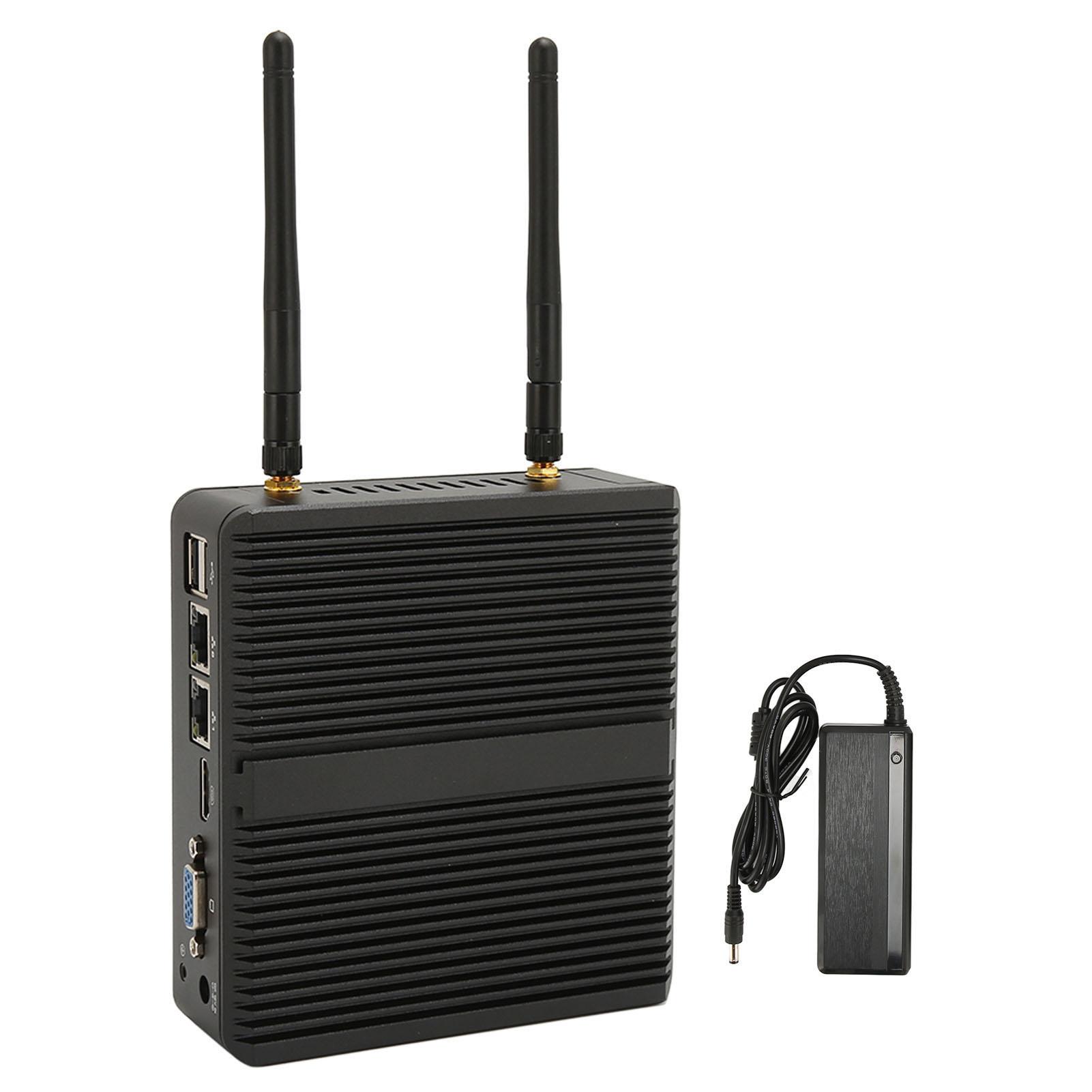 Для Win Мини-ПК Мини-ПК CPU J4125 DDR4 8G Безвентиляторный Промышленный ПК с Двойными Гигабитными LAN-портами Пылезащищенный для Win 7 10 Мини-ПК