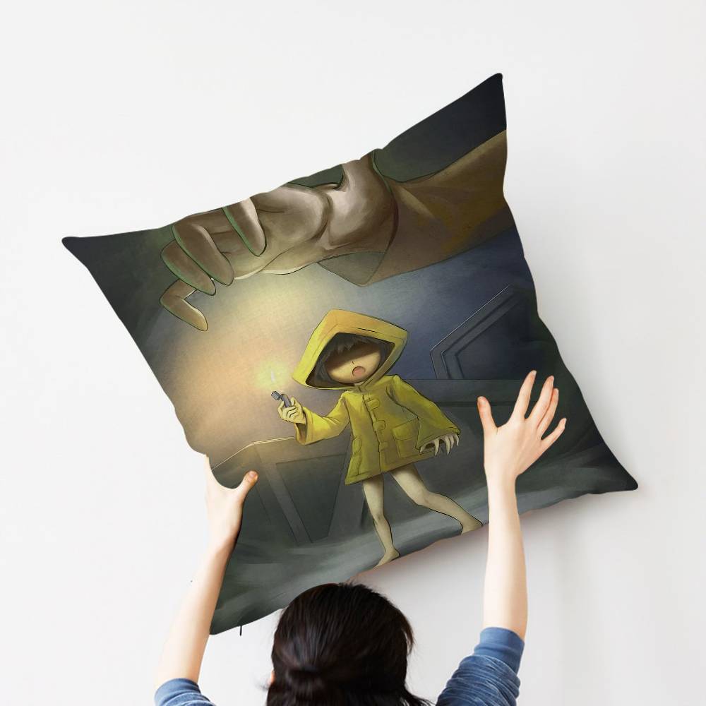 

Игровой L-Little Nightmares Персонализированная Наволочка Детская Спальня Декор Дикой Вечеринки Наволочка kid День Рождения Душ Подарок 30cmx30cm