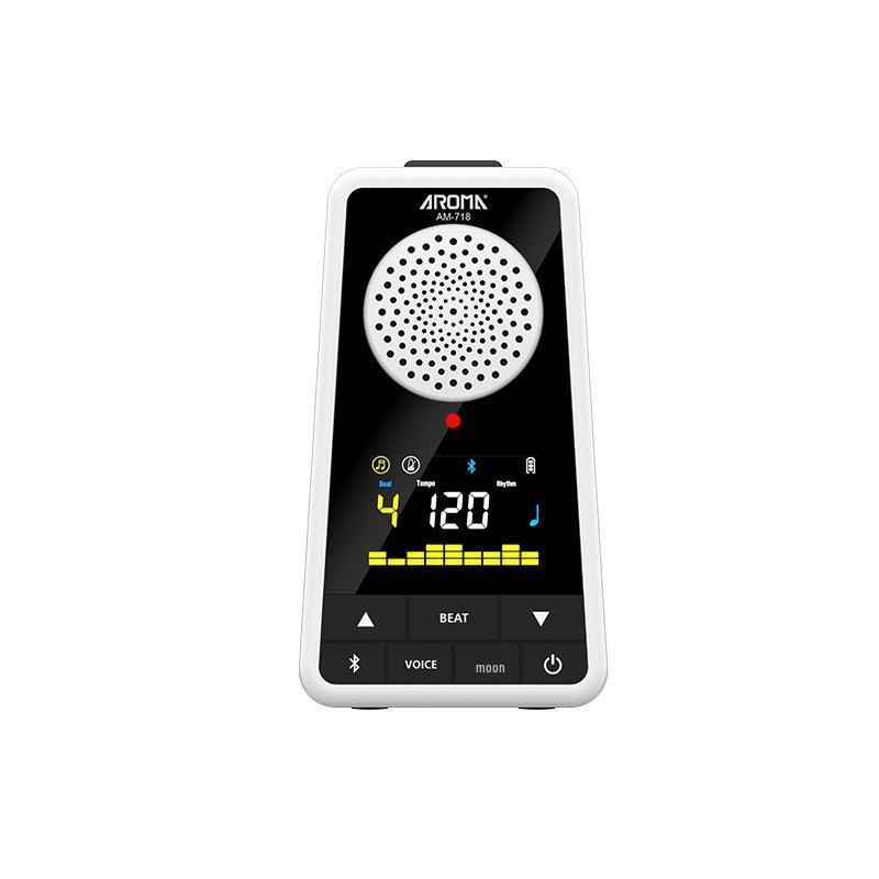 Anoma Rechargeable Bluetooth Metronome with Speaker and Universal Stand for Piano, Violin, and Drums