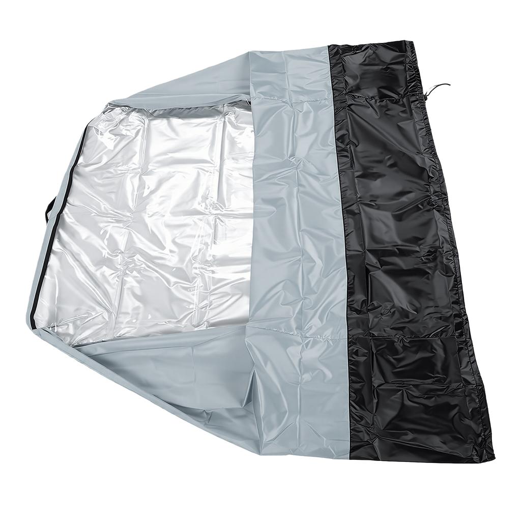 Refrigerant Recovery Machine Cover Fit for Robinair AC Machine 420D Silver Coated Windproof Protective Cover with