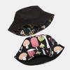 Colorful Print Bucket Hat Panama For Women And Men Outdoor Sunshade Fisherman Caps Summer Travel Beach Bob Foldable Basin Cap
